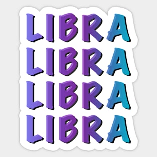 LIBRA Sticker